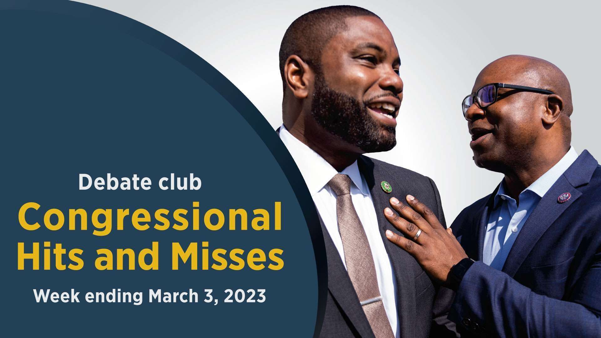 Reps. Byron Donalds and Jamaal Bowman debate the 2024 presidential election in this week’s Congressional Hits and Misses.