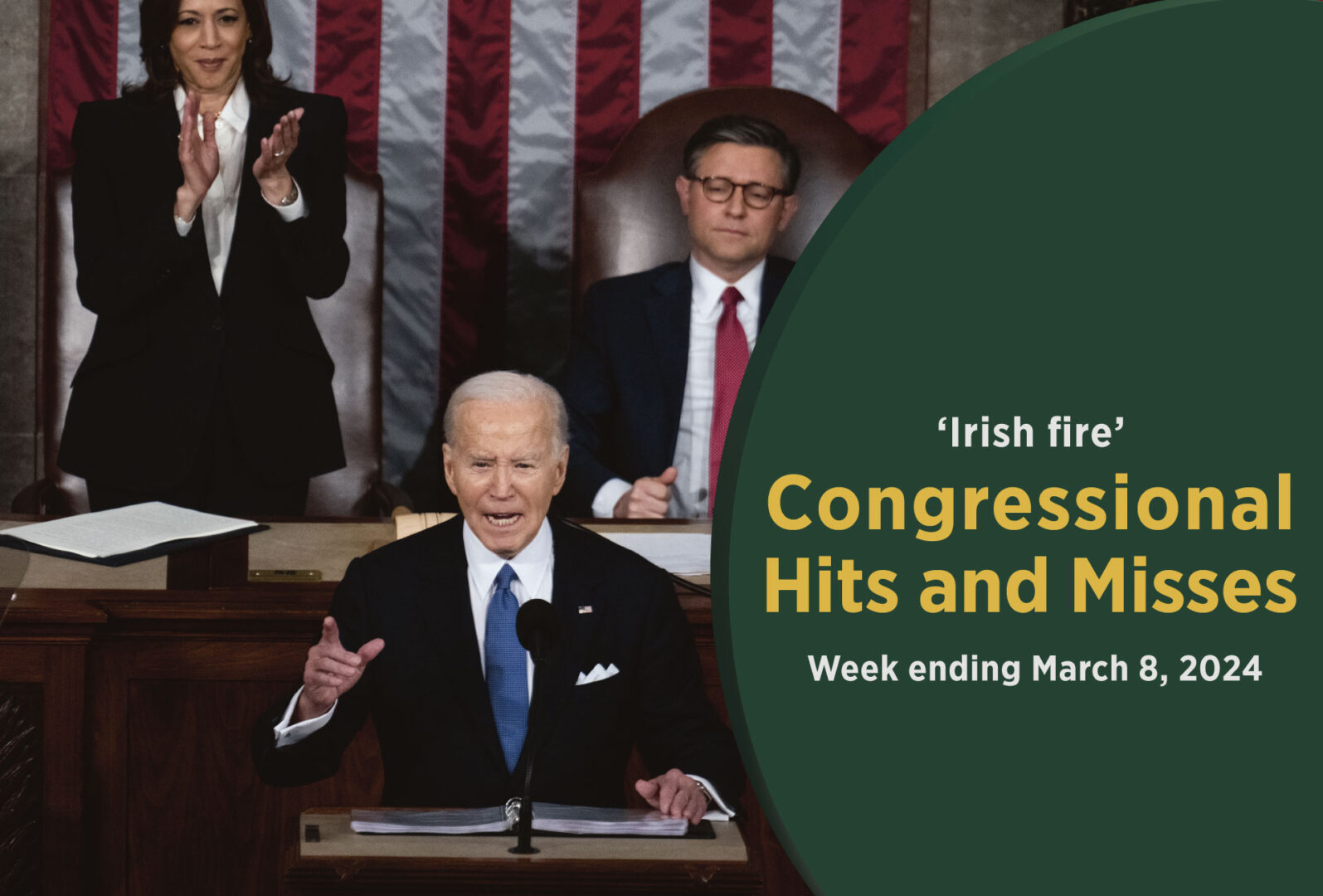 President Joe Biden brought some “Irish fire” to his State of the Union address on Thursday.