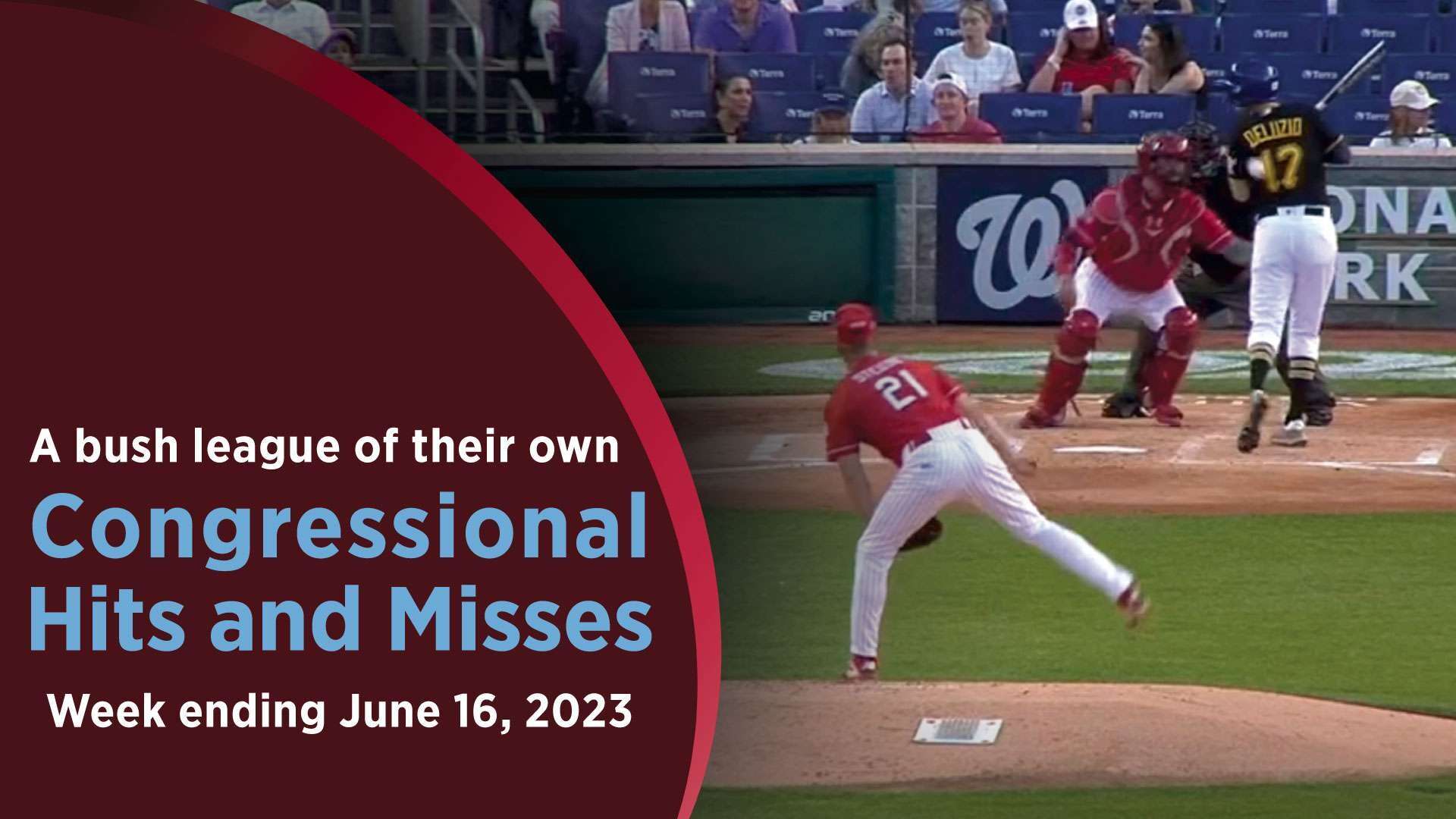 Lawmakers hit the baseball field this week to raise money for charity and to show off their “athleticism” in this week’s Congressional Hits and Misses.