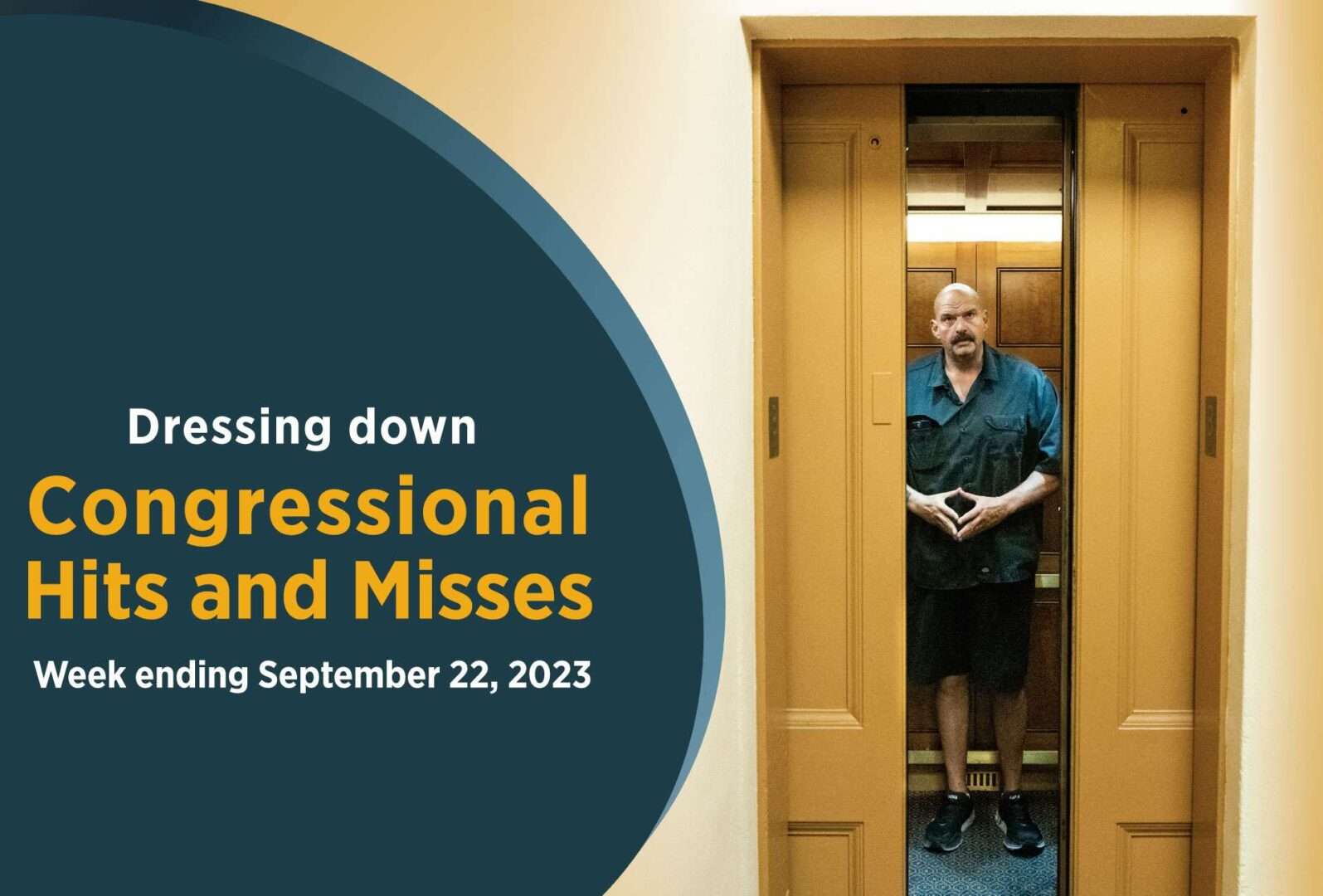 Pennsylvania Sen. John Fetterman and the Senate dropping its dress code is a highlight of this week’s Congressional Hits and Misses.