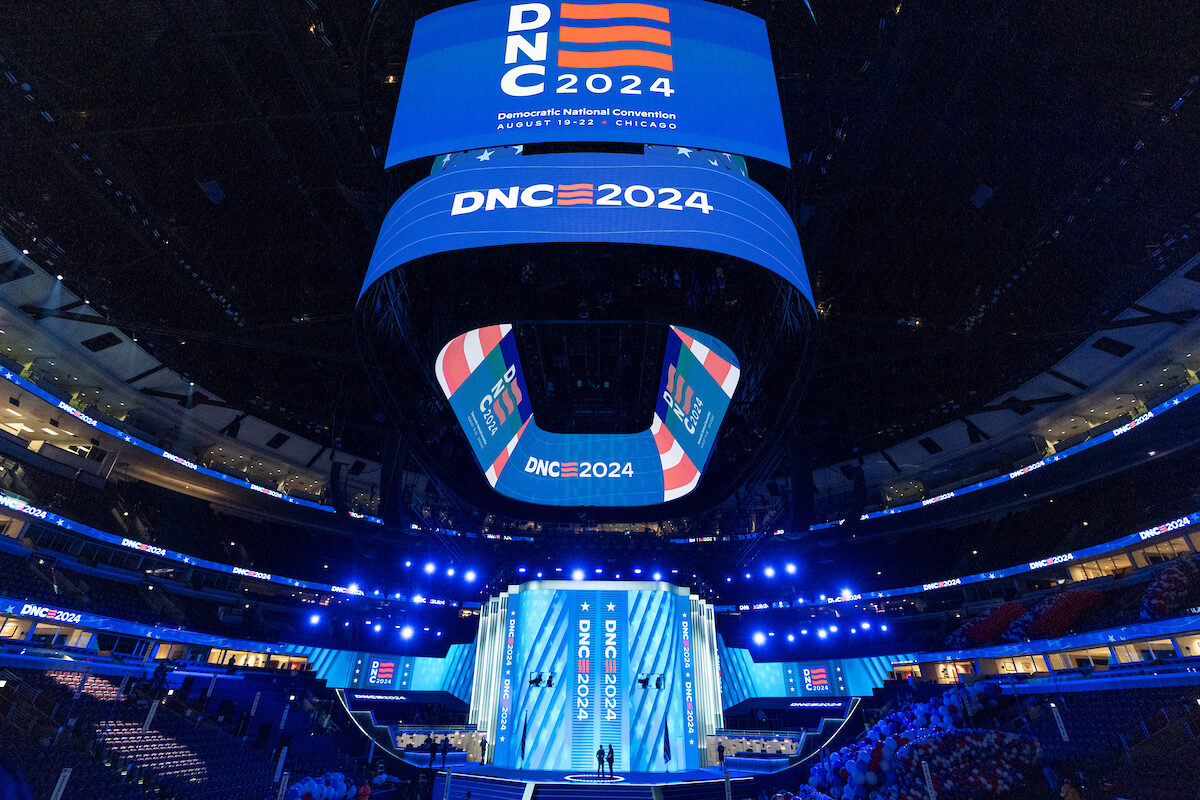 Chicago’s United Center is hosting the 2024 Democratic National Convention this week.