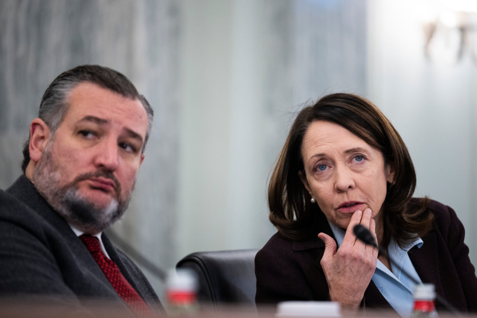 Sens. Ted Cruz and Maria Cantwell have disagreed over whether FCC spectrum auction proceeds should be used to restore internet subsidies for low-income families.