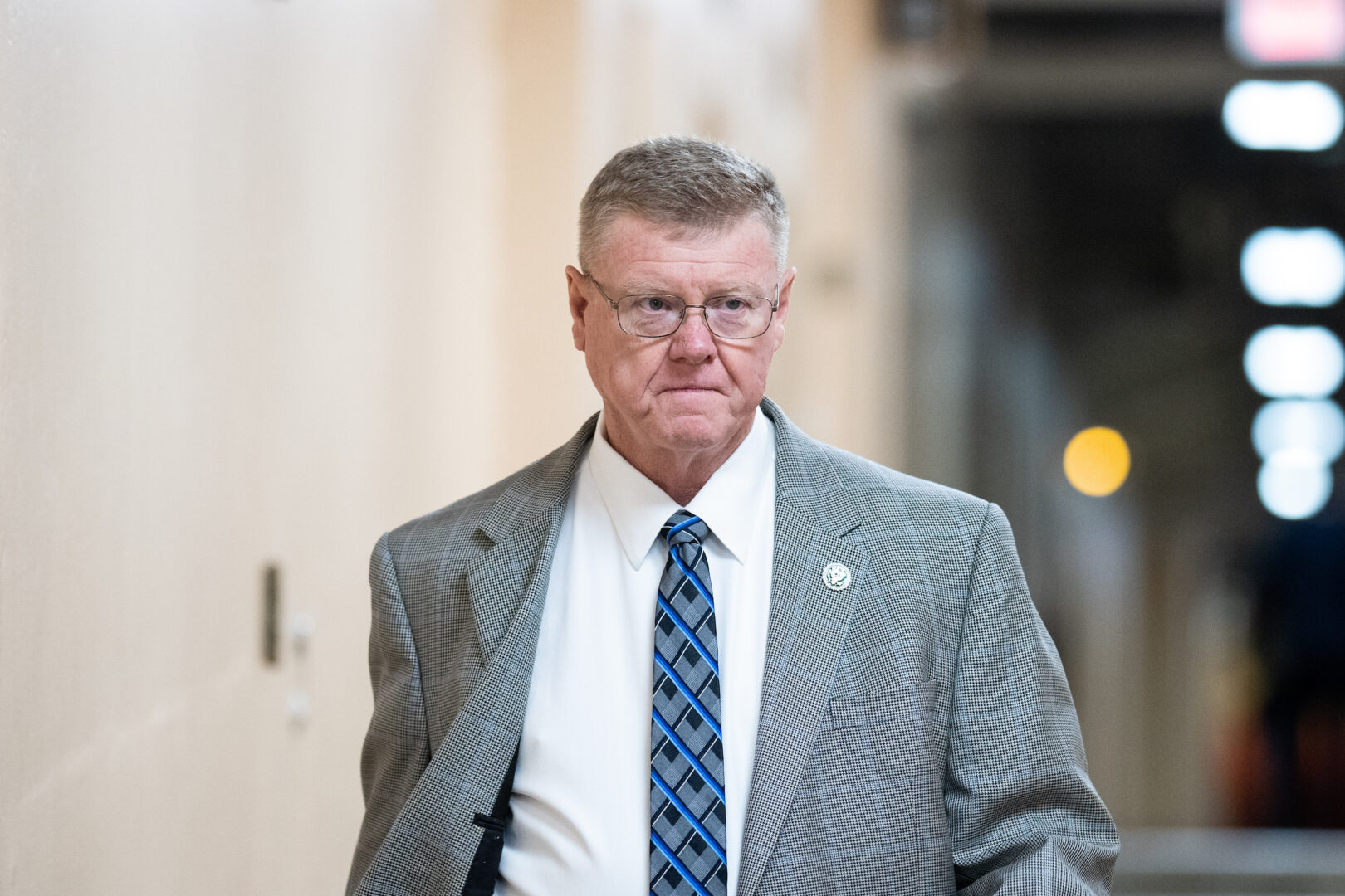 Rep. Mark Amodei, R-Nev., arrives for a House Republican Conference meeting on Feb. 29. 