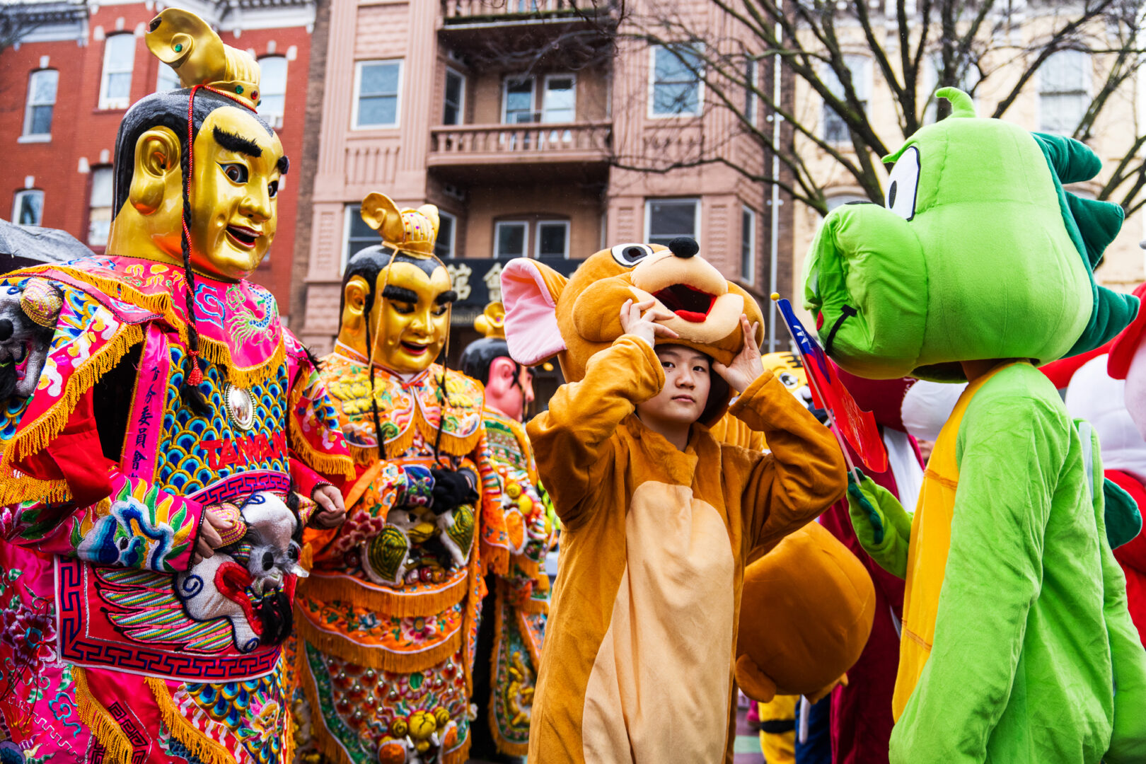 The District of Columbia celebrated the Lunar New Year with its annual parade in the Chinatown neighborhood on Sunday.