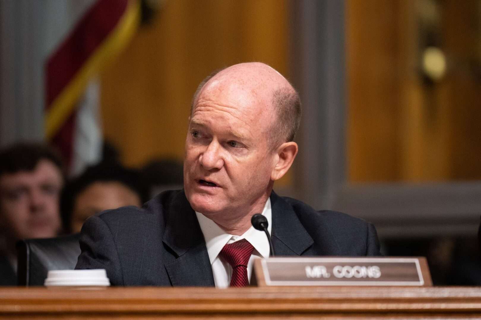 “I’m very concerned that tens of thousands of victims of this earthquake are not being appropriately supported in their response and recovery," said Sen. Chris Coons, who leads the Appropriations foreign aid subcommittee. 