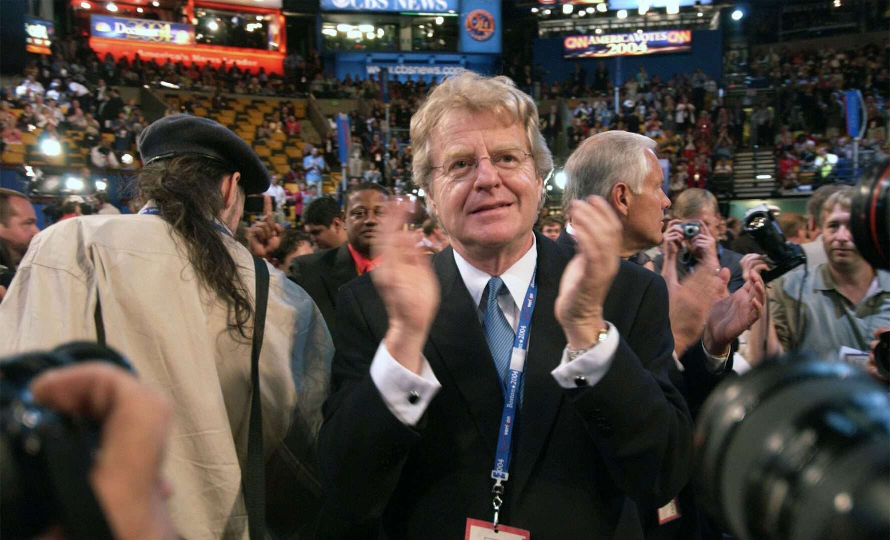 Jerry Springer at the 2004 Democratic National Convention in Boston, Mass. 