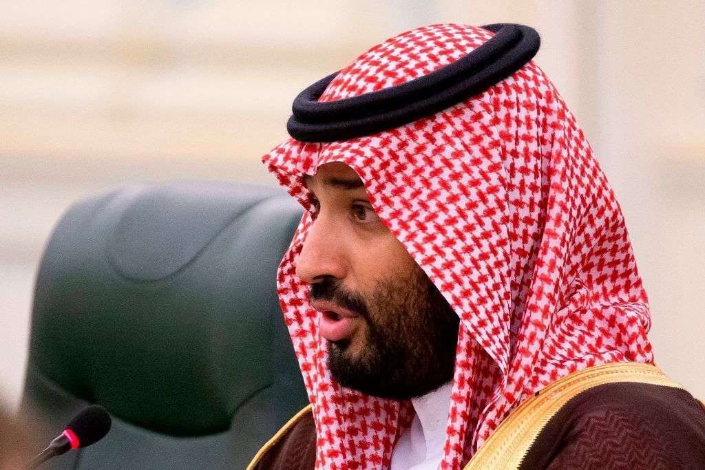 Saudi Arabia's Crown Prince Mohammed bin Salman in 2019. President Joe Biden said in 2020 that he would treat the crown prince as a "pariah."