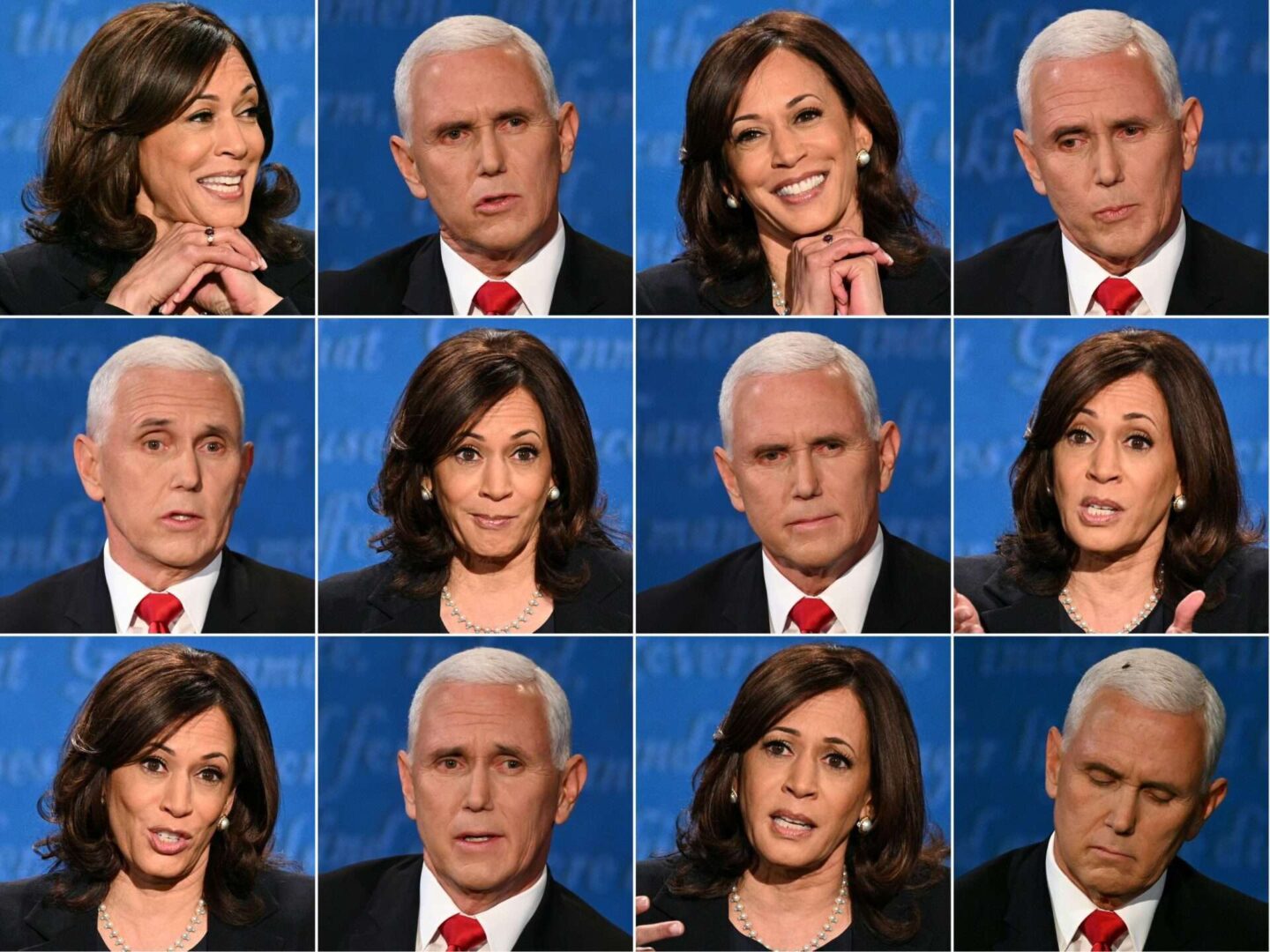 Vice President Mike Pence and California Sen. Kamala Harris, the Democratic nominee for vice president, met in their only debate Wednesday in Salt Lake City.