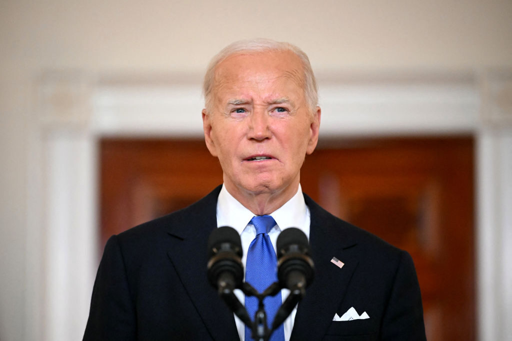 President Joe Biden delivers remarks at the White House Monday about the Supreme Court's ruling that presidents have immunity from prosecution for official acts. 