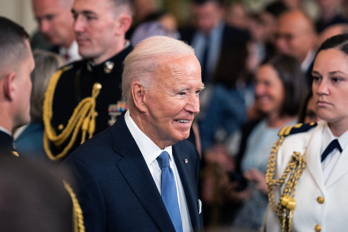 President Joe Biden, seen here Monday in the East Room of the White House attending a ceremony to honor the Gotham FC 2023 NWSL Championship team, will deliver an address to the U.N. General Assembly on Tuesday. 