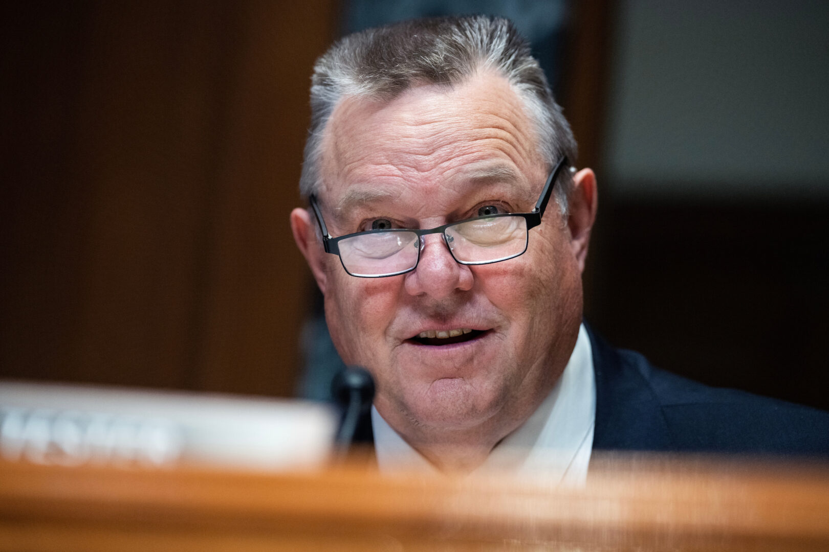 Senate Defense Appropriations Chairman Jon Tester, D-Mont., touted the benefits to his state of unrequested projects in the fiscal 2025 spending bill. 