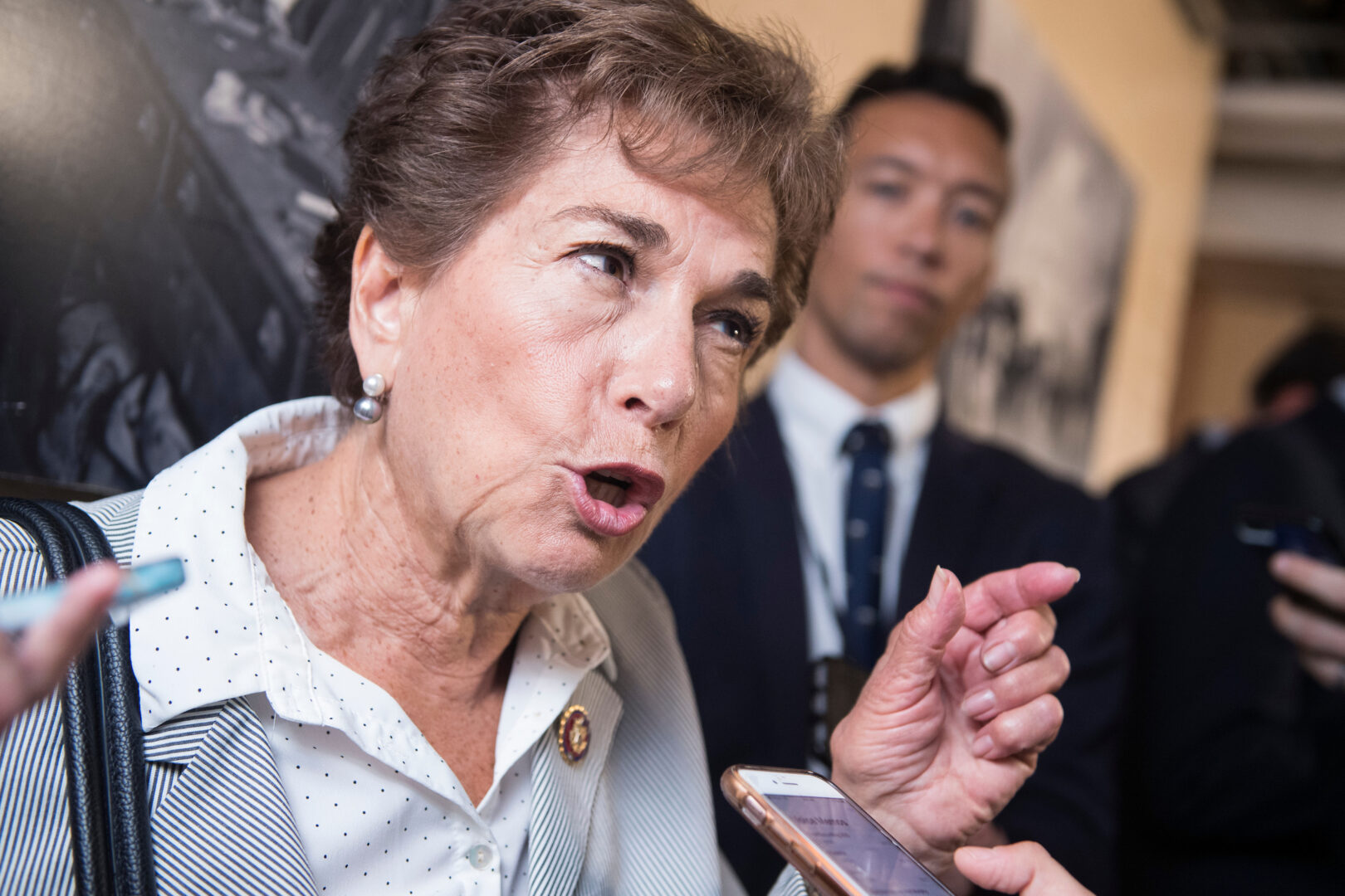 Rep. Jan Schakowsky, D-Ill., supports the move to withdraw from the trade provisions.