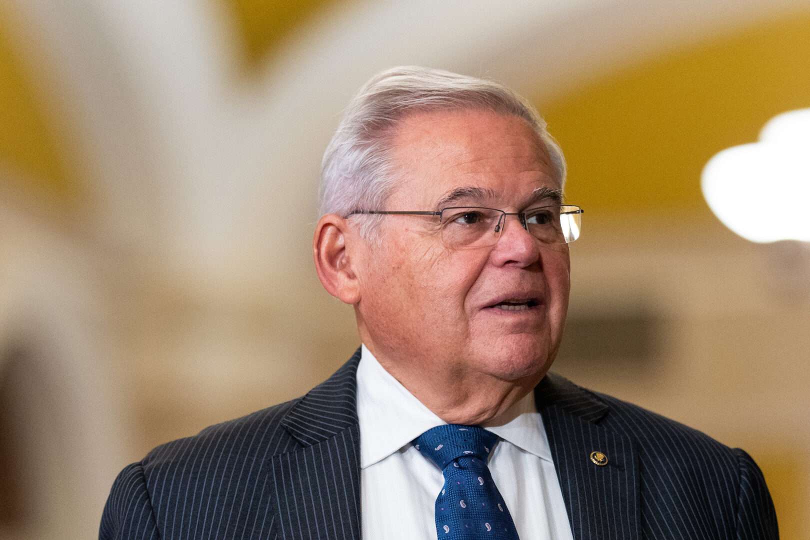 Sen. Bob Menendez, D-N.J., is accused in a federal indictment of bribery and providing Egyptian officials sensitive information.