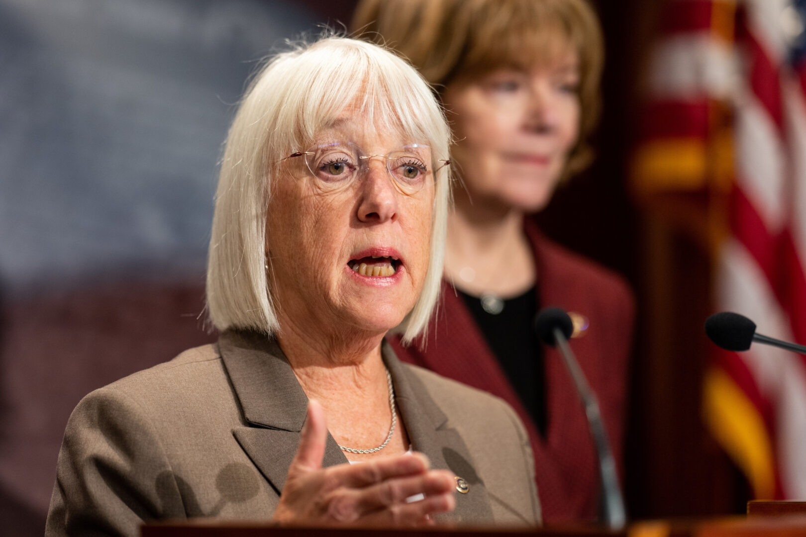 Sen. Patty Murray, D-Wash., has pushed for Energy Department funding to clean up a decommissioned nuclear site in her state.