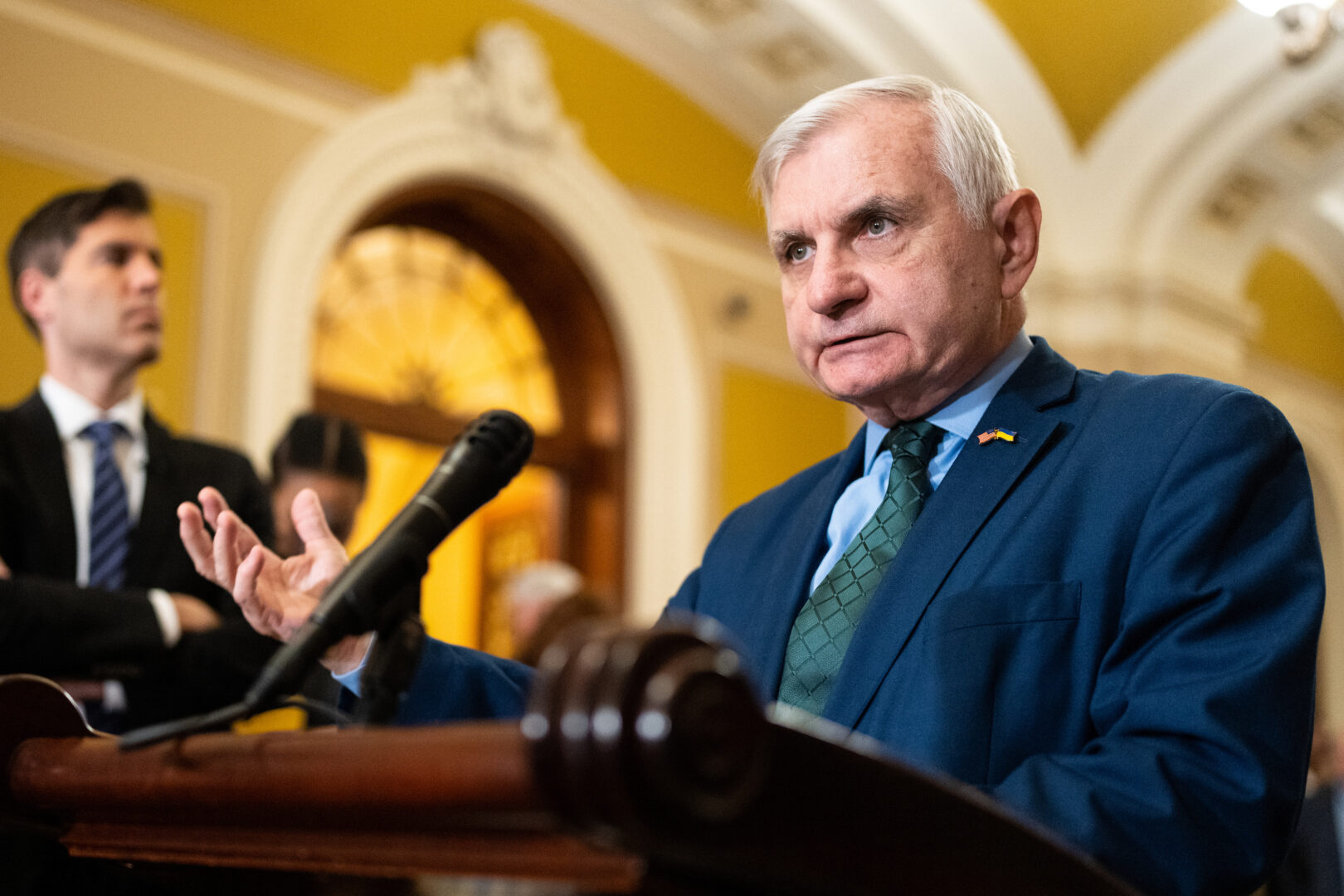 Sen. Jack Reed, D-R.I., says he can understand why some in the House, where lawmakers are generally not as wealthy as their Senate counterparts, would like a pay raise.