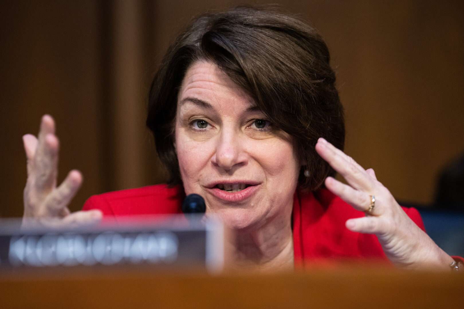 Sen. Amy Klobuchar, D-Minn., has introduced legislation to limit the adverse effects of AI on political ads.