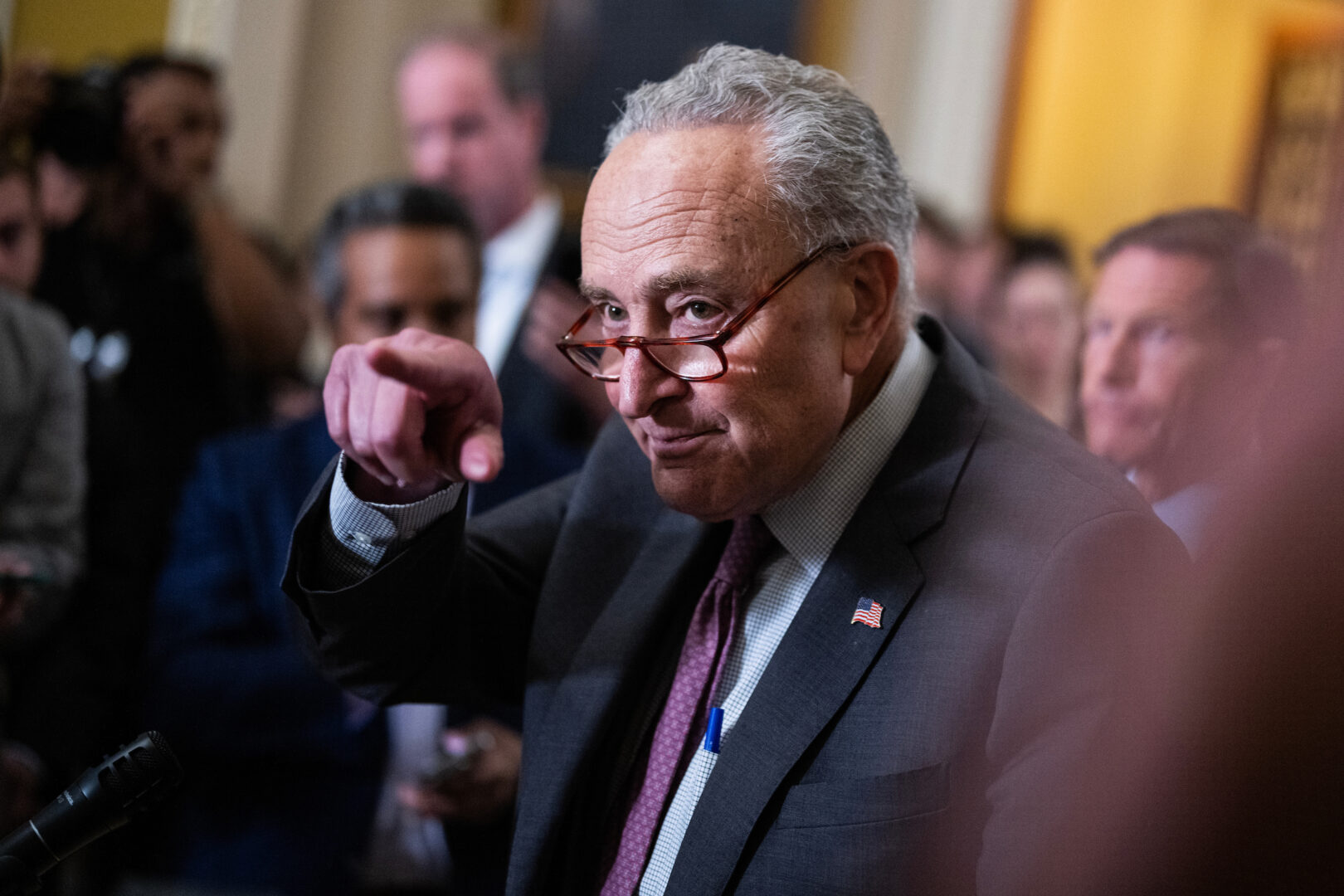 "Democrats support a CR to keep the government open," Senate Majority Leader Charles E. Schumer, D-N.Y., wrote on Sunday.