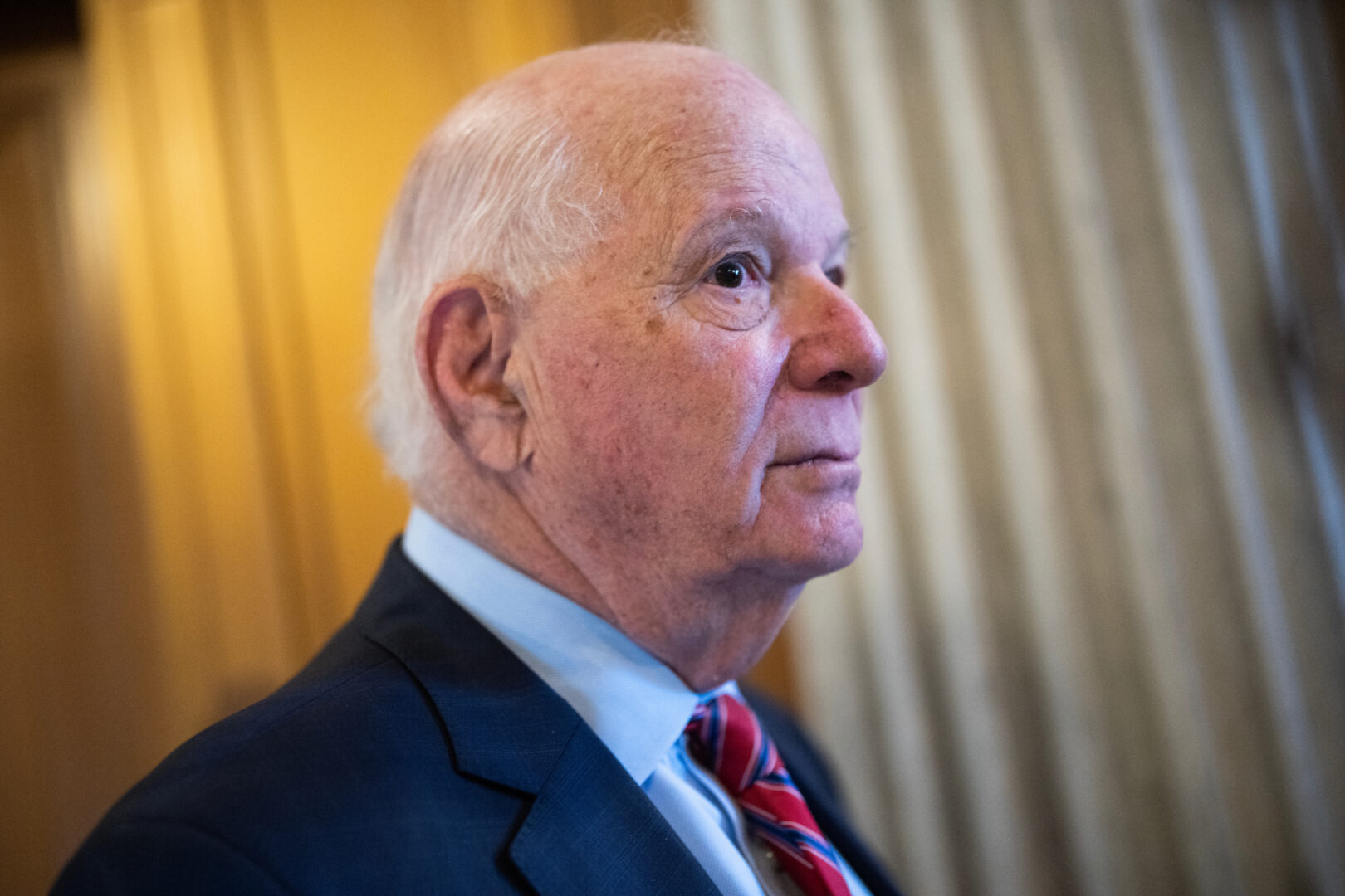 Senate Foreign Relations Chairman Benjamin L. Cardin, D-Md., made the motion to table Vermont independent Sen. Bernie Sanders' attempt to discharge his resolution from committee, thus avoiding a direct floor vote on the issue.