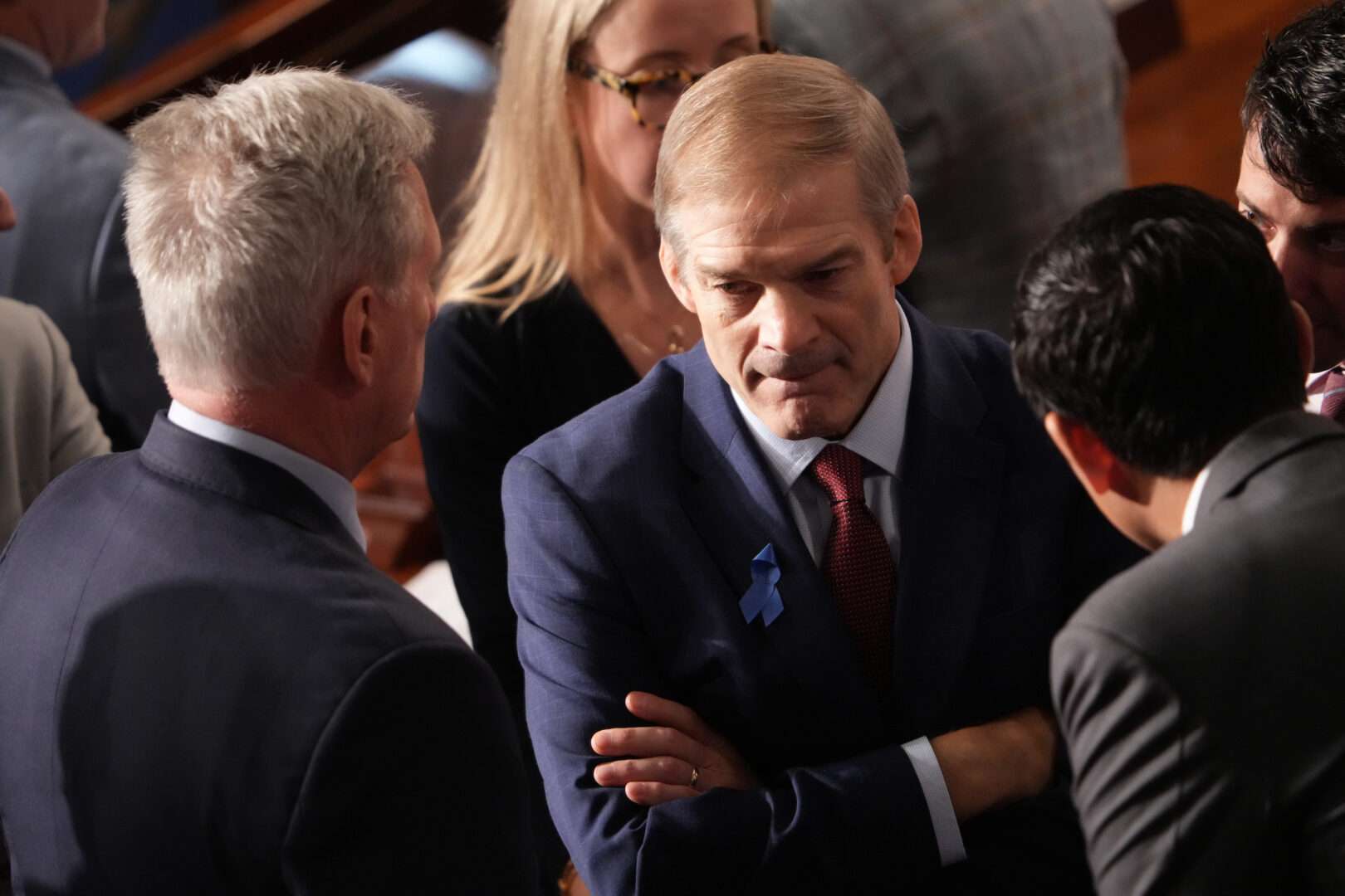 Rep. Jim Jordan is seen on the House floor Wednesday afternoon.