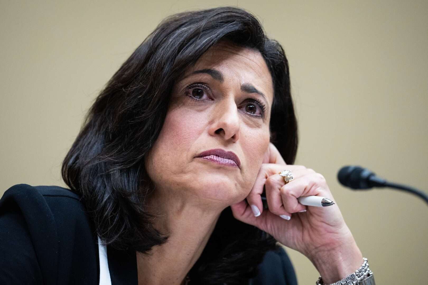 CDC Director Rochelle Walensky testifies during a House Select Committee on the Coronavirus Pandemic hearing in the Rayburn Building on Tuesday.